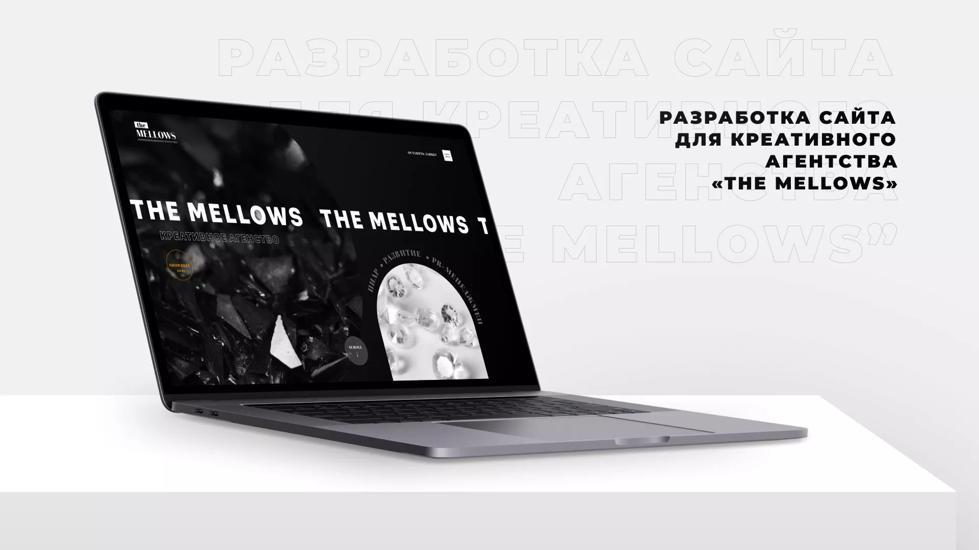 Разработка сайта креативного агентства «The Mellows» в Люберцах