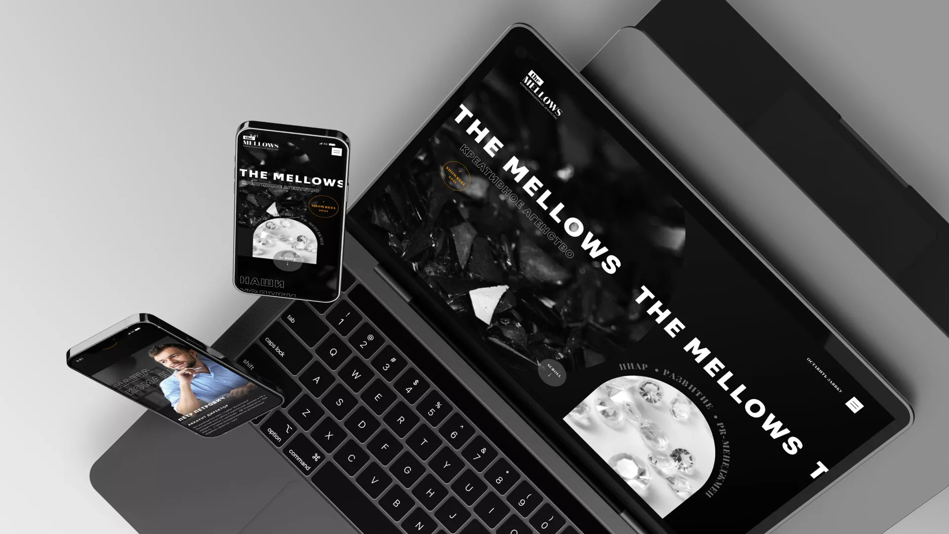 Разработка сайта креативного агентства «The Mellows» в Люберцах