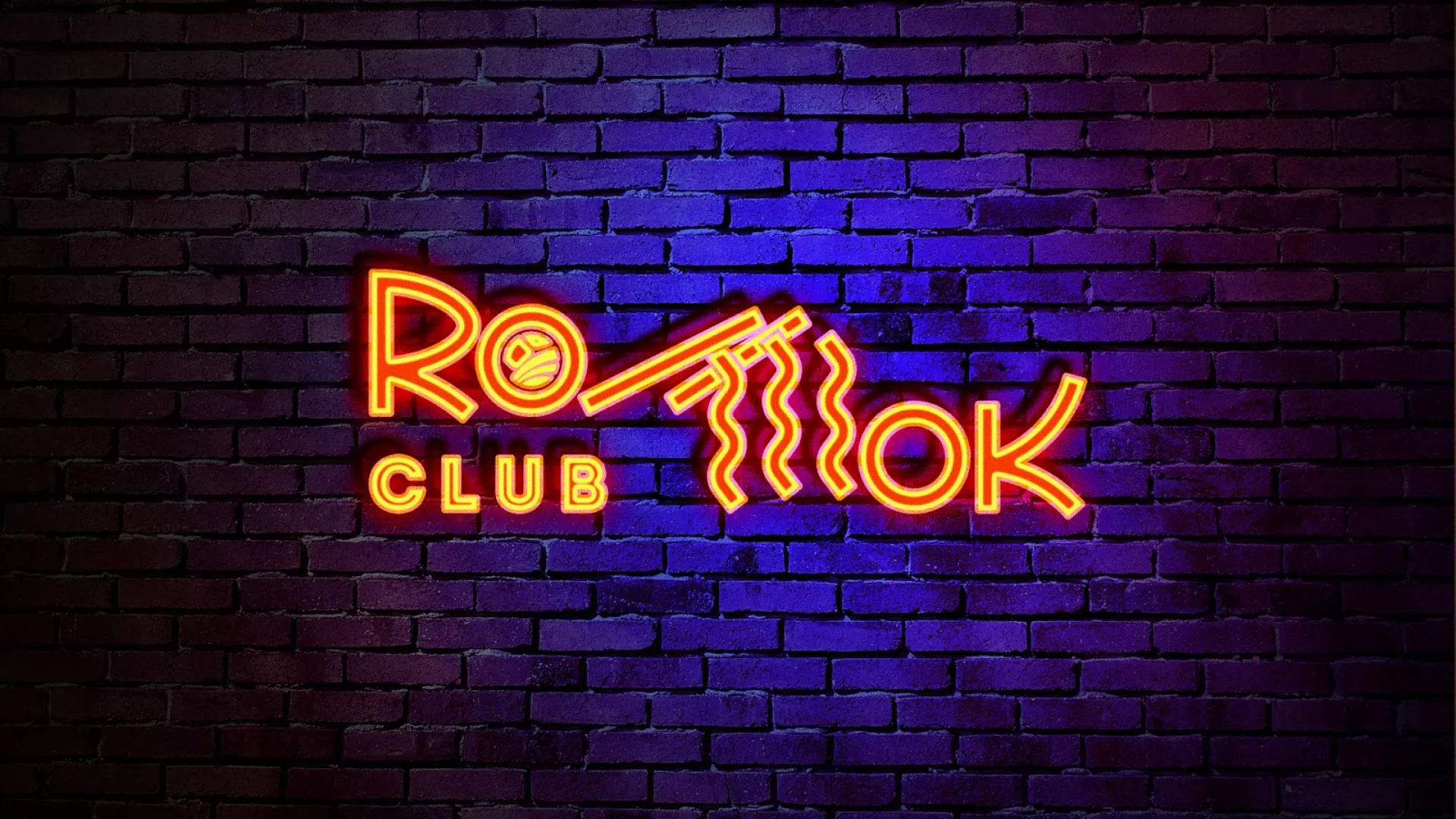 Разработка интерьерной вывески суши-бара «Roll Wok Club» в Люберцах