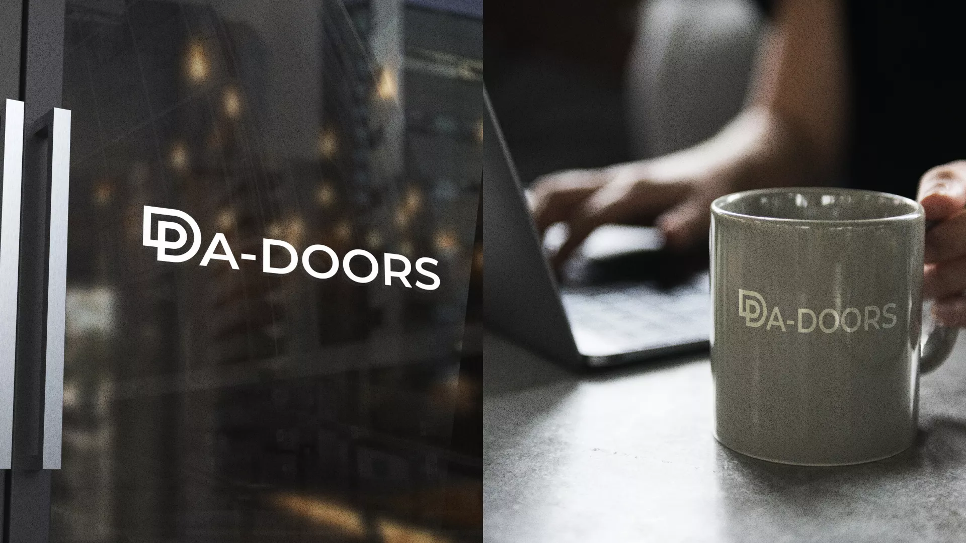 Создание логотипа компании «DA-DOORS» в Люберцах